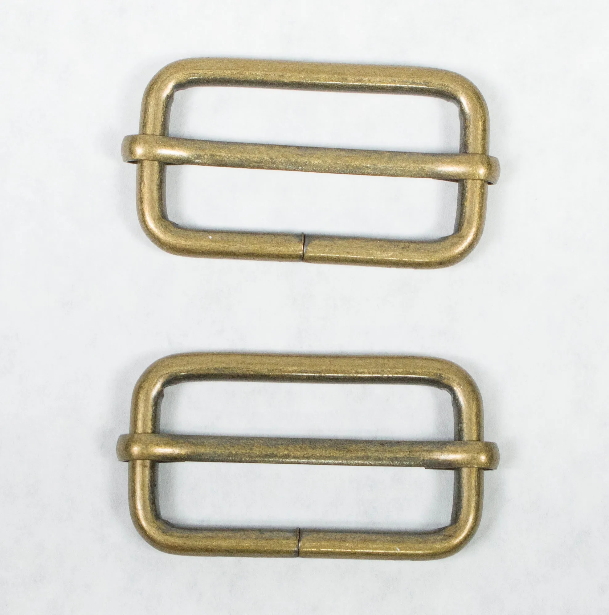 Rectangle Buckles, Antique Brass