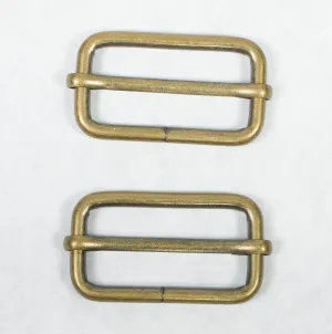 Rectangle Buckles, Antique Brass