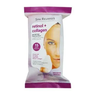 Relaxus: Retinol   Collagen Cleansing Wipes