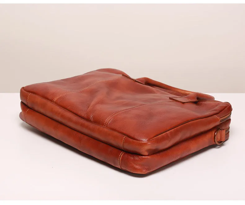 Retro Leather Business Briefcase O1901