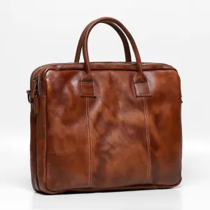 Retro Leather Business Briefcase O1901