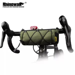 Rhinowalk Bike Bag Portable Handlebar Pannier Multi-purpose Large Capacity Backpack MTB Road Cycling Frame Tube Bag Elastic Band