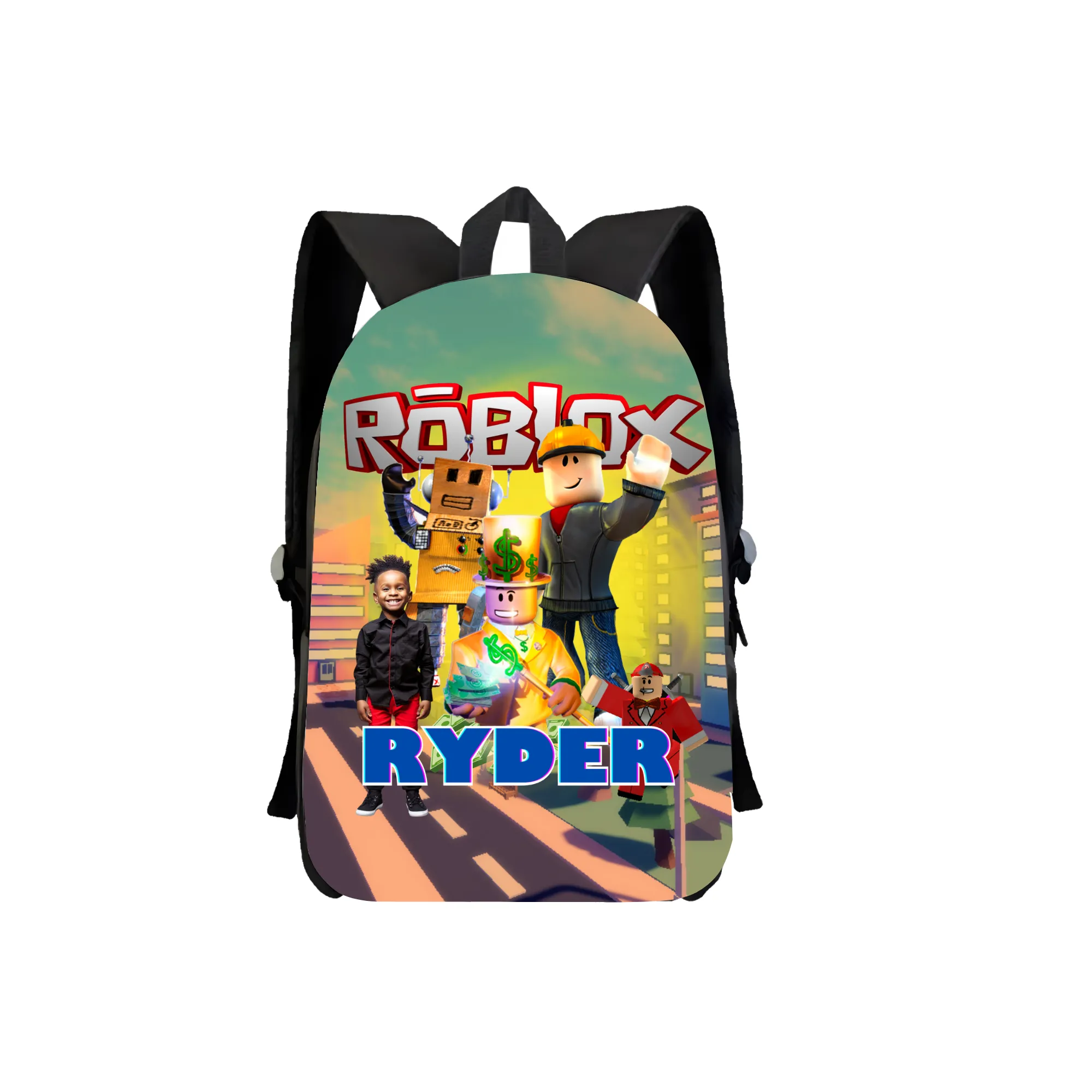 Roblox Personalized Backpack - Customizable with Photo and Name