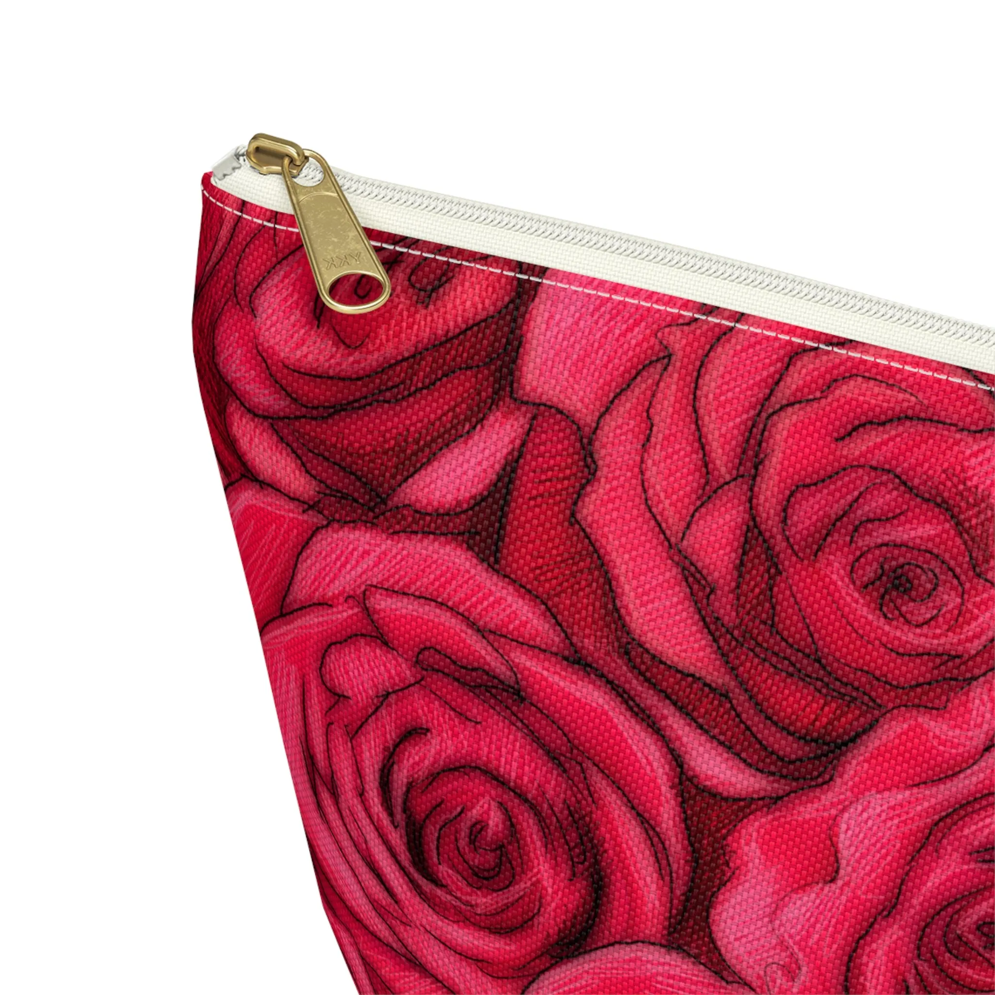 Rose Accessory Pouch w T-bottom