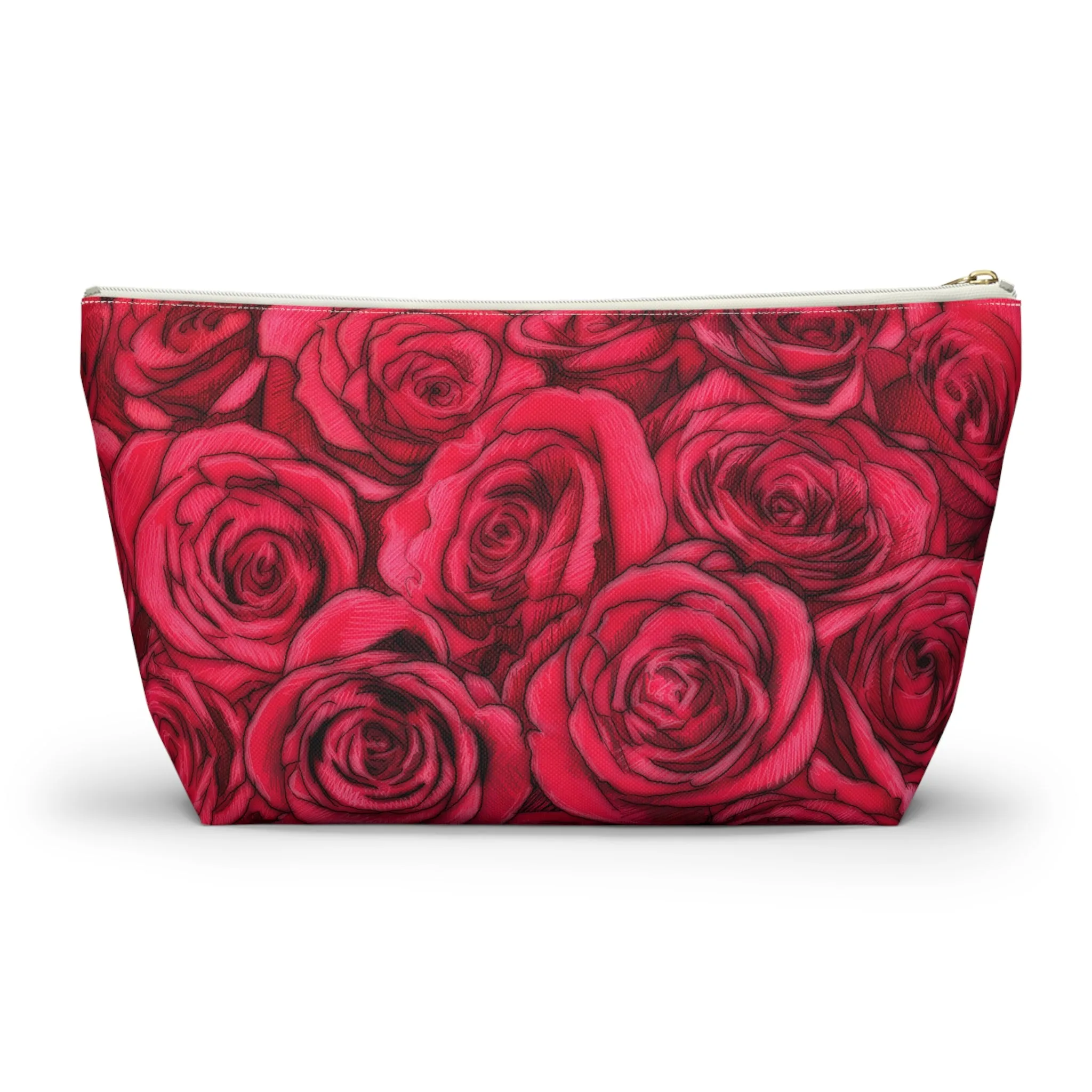 Rose Accessory Pouch w T-bottom