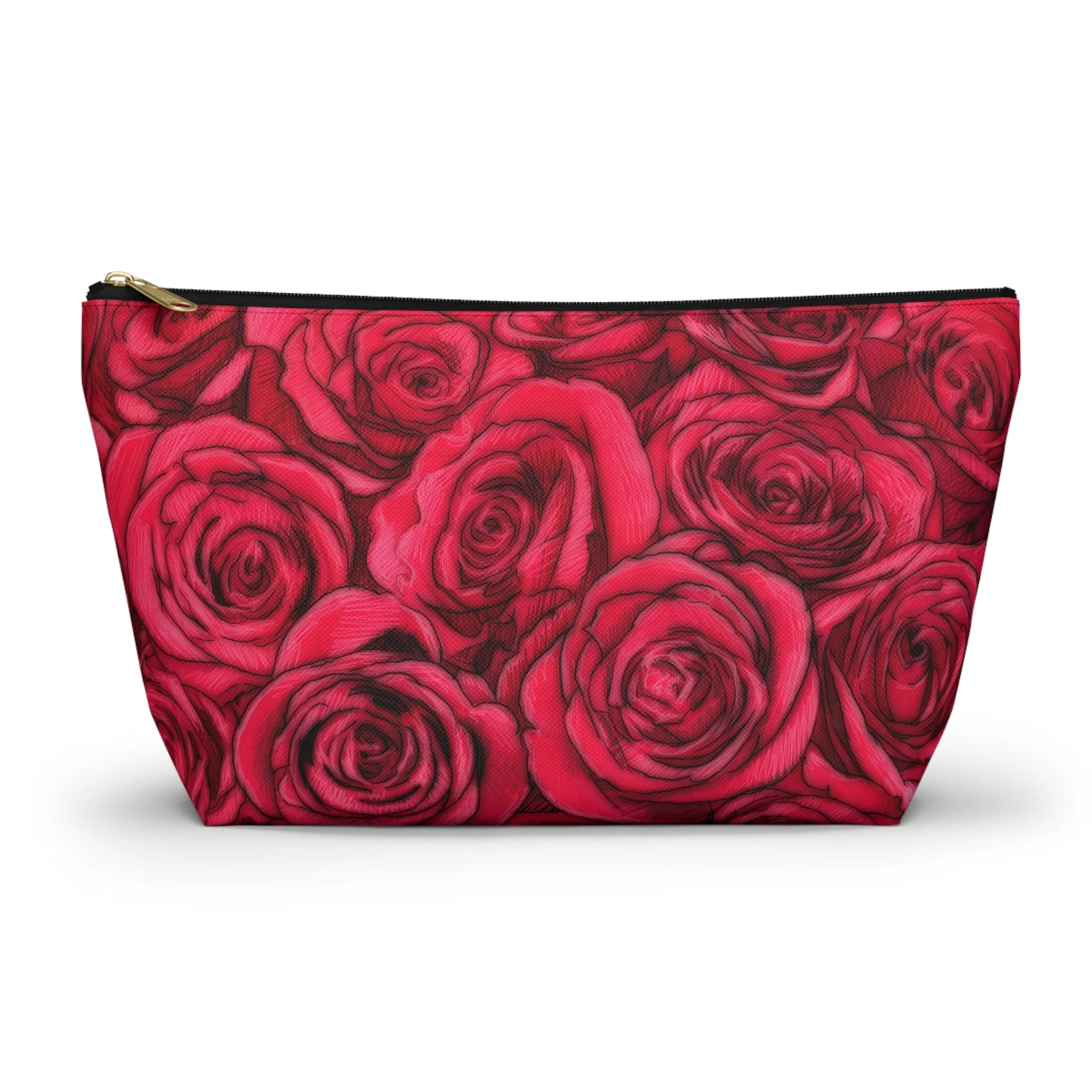 Rose Accessory Pouch w T-bottom