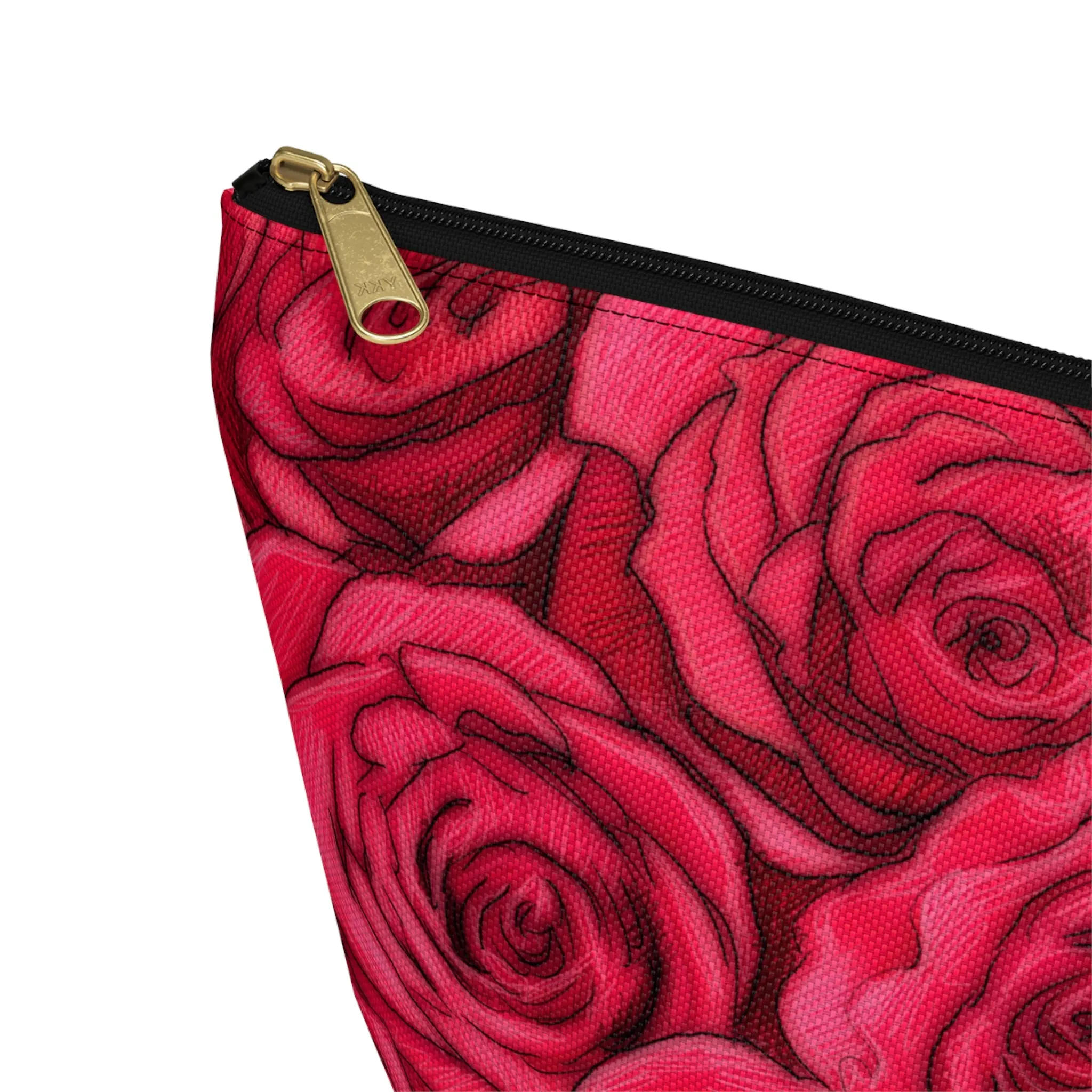 Rose Accessory Pouch w T-bottom