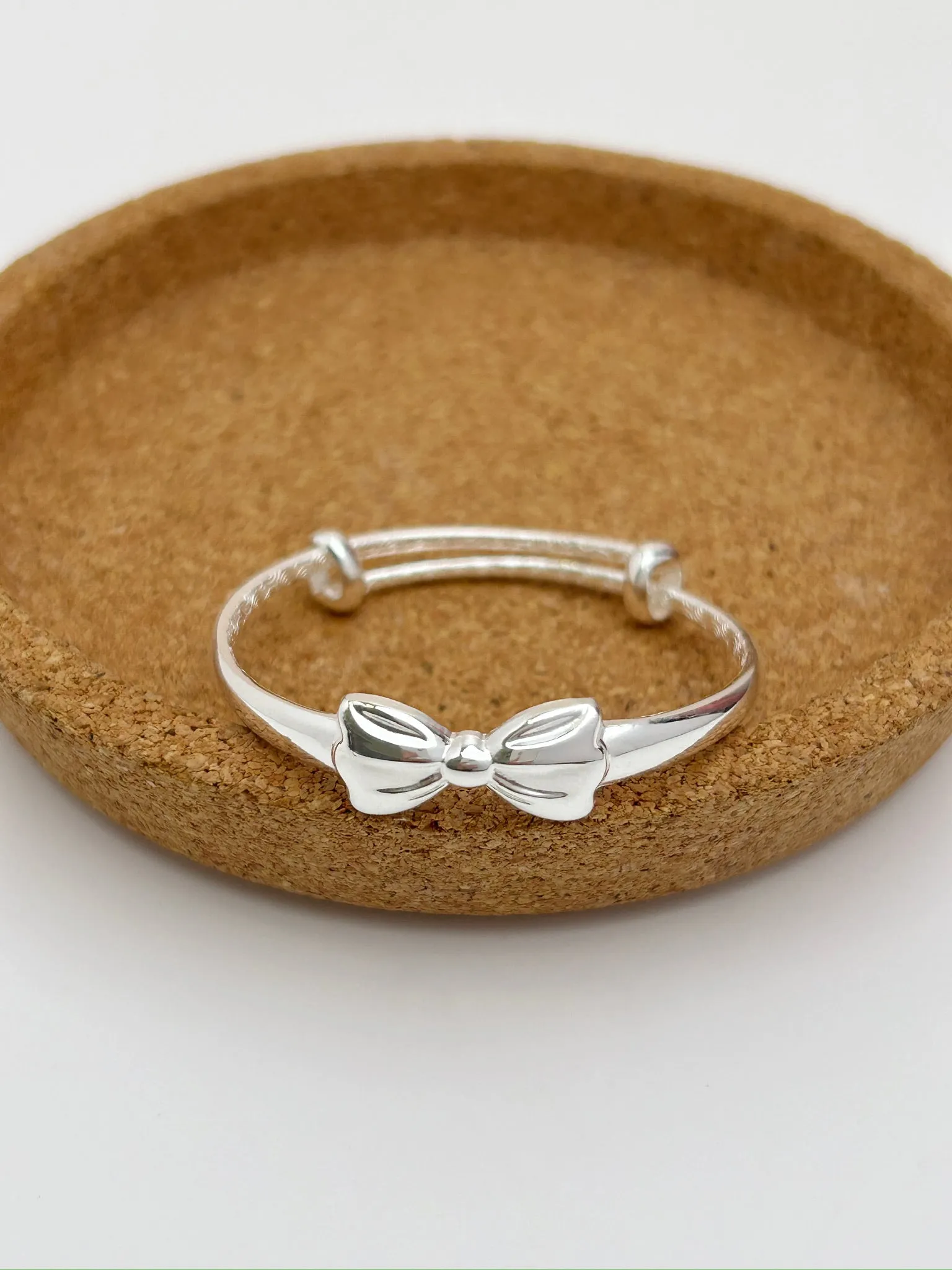 S999 Adjustable Solid Ribbon Baby Bangle