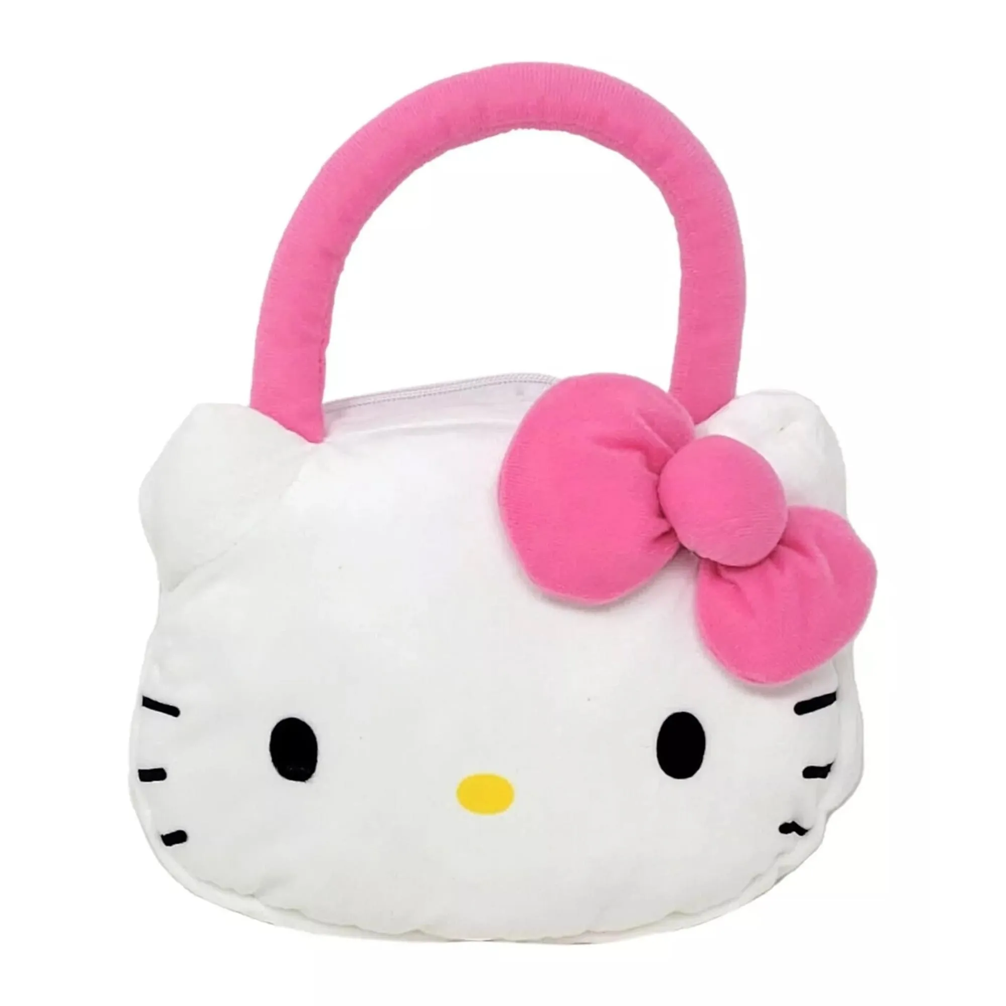 Sanrio Hello Kitty Head-Shaped Plush Handbag