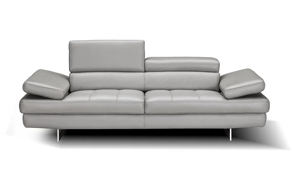 Sarah Premium Leather Loveseat