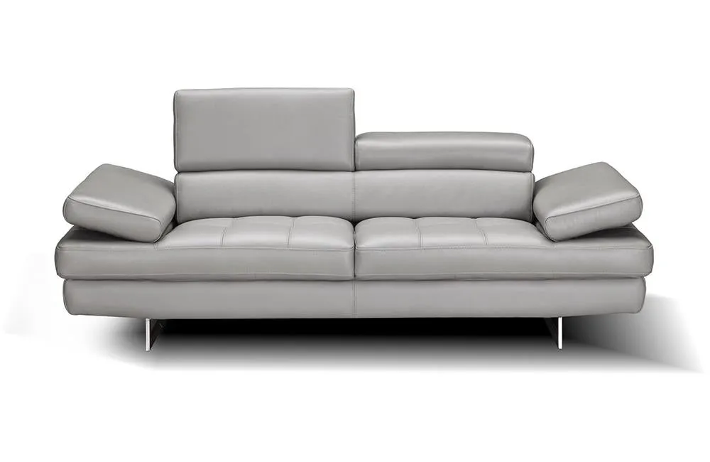 Sarah Premium Leather Loveseat