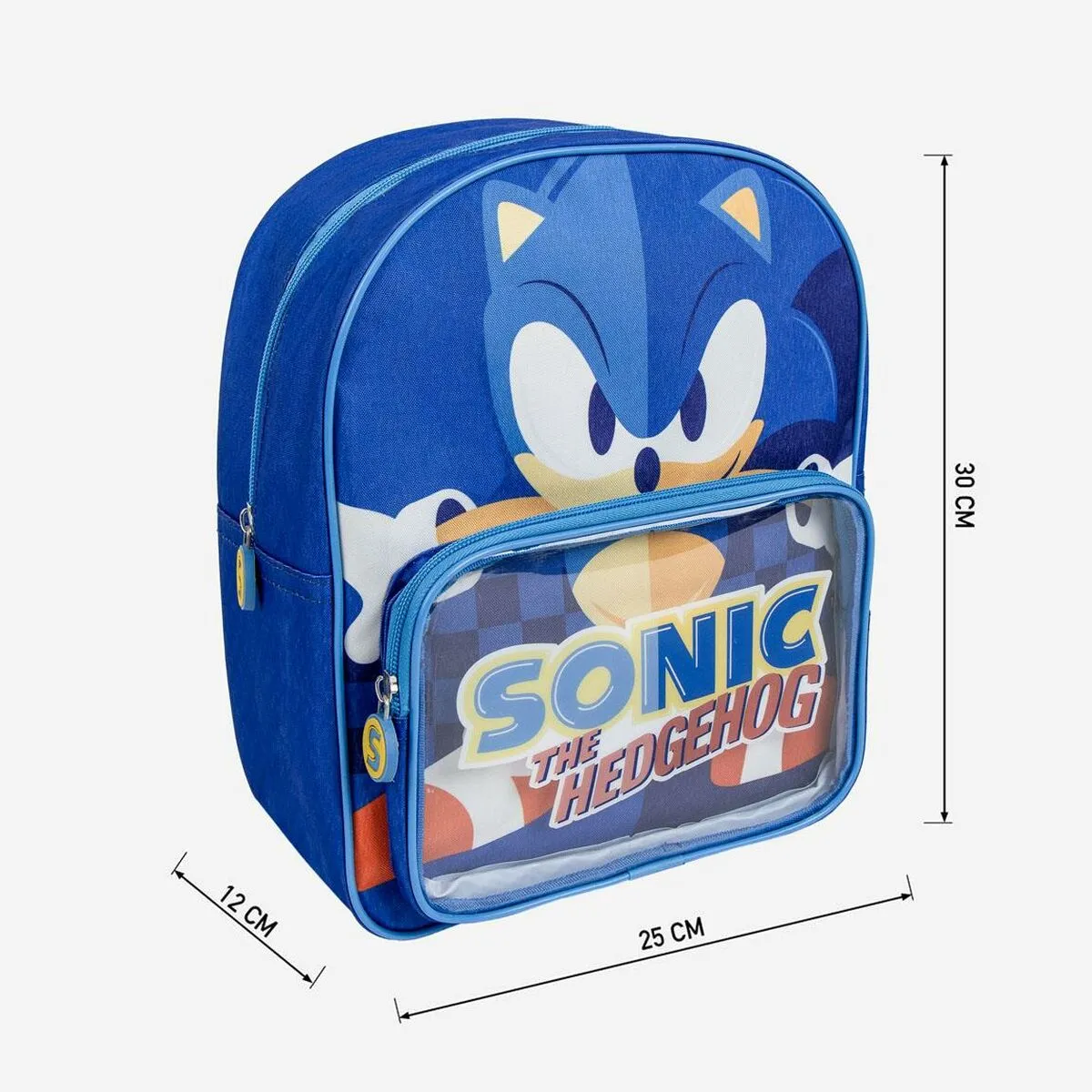 School Bag Sonic Blue 25 x 3 x 12 cm