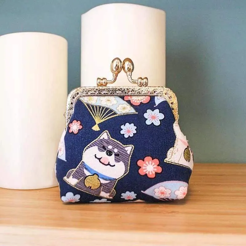 Shiba Inu Girl Clutch Pouch