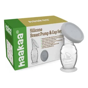 Silicone Breast Pump & Cap Set