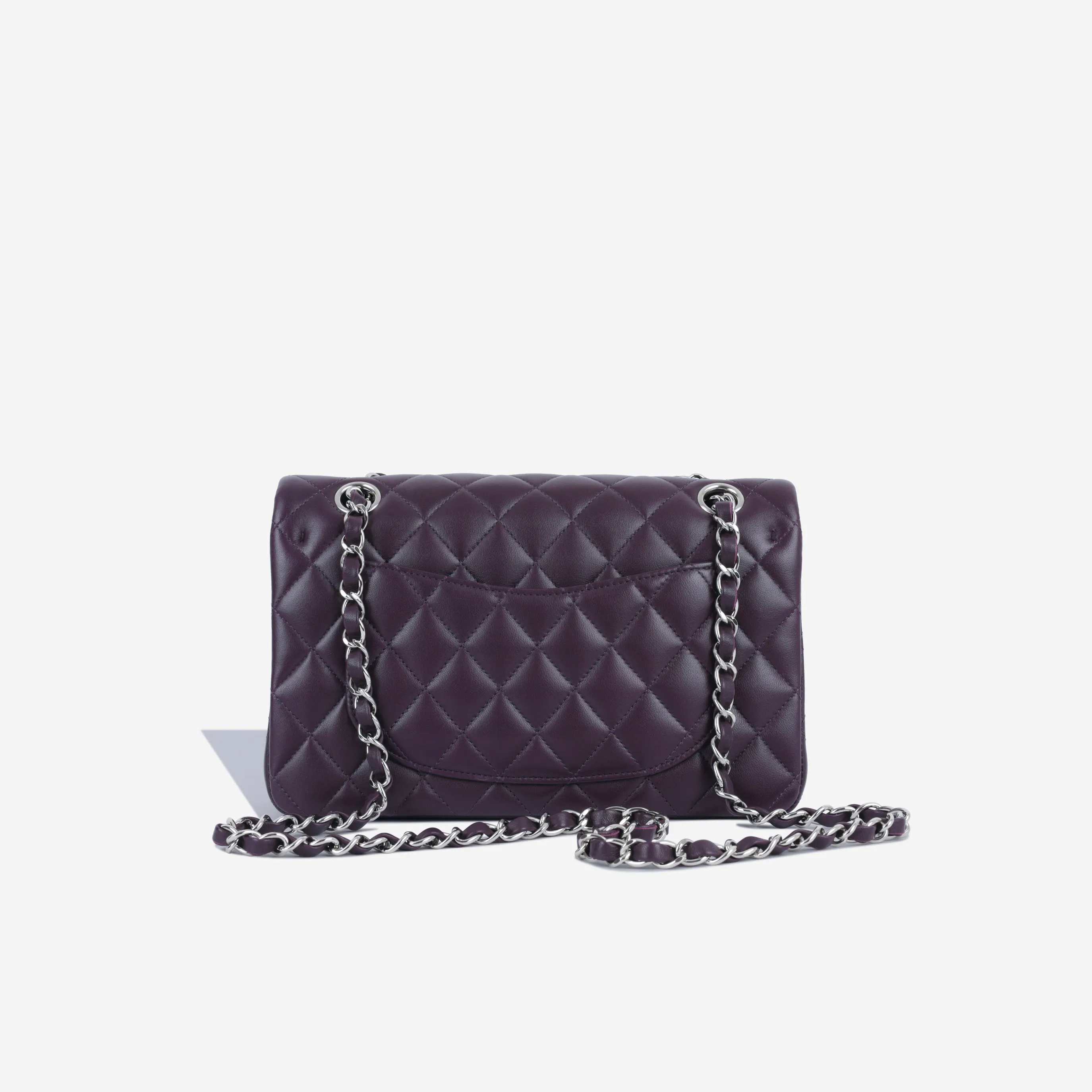 Small Classic Flap Bag - Aubergine