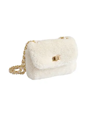 Small Teddy Chain Purse - Ivory