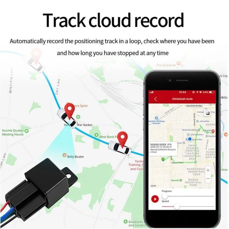 SMAXPro™ Car GPS Tracker   Anti-Theft: Real-time Locator, GPRS/GSM, Remote Cut Fuel