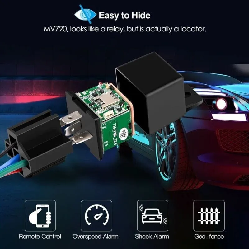 SMAXPro™ Car GPS Tracker   Anti-Theft: Real-time Locator, GPRS/GSM, Remote Cut Fuel