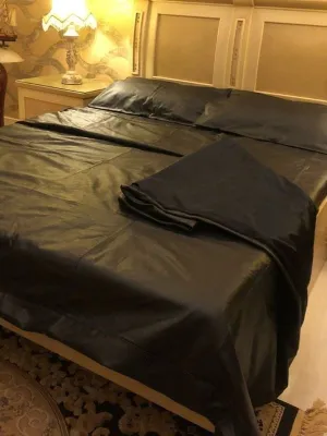 Soft Leather Bed Sheet