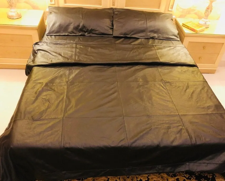 Soft Leather Bed Sheet