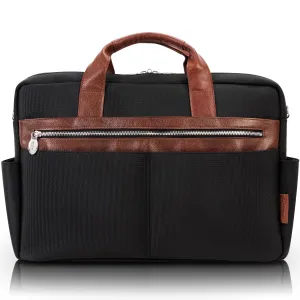 SOUTHPORT | 17” Nylon Two-Tone Laptop Briefcase