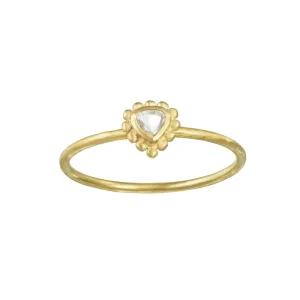 Spark of Light 14kt Gold Raw Diamond Ring