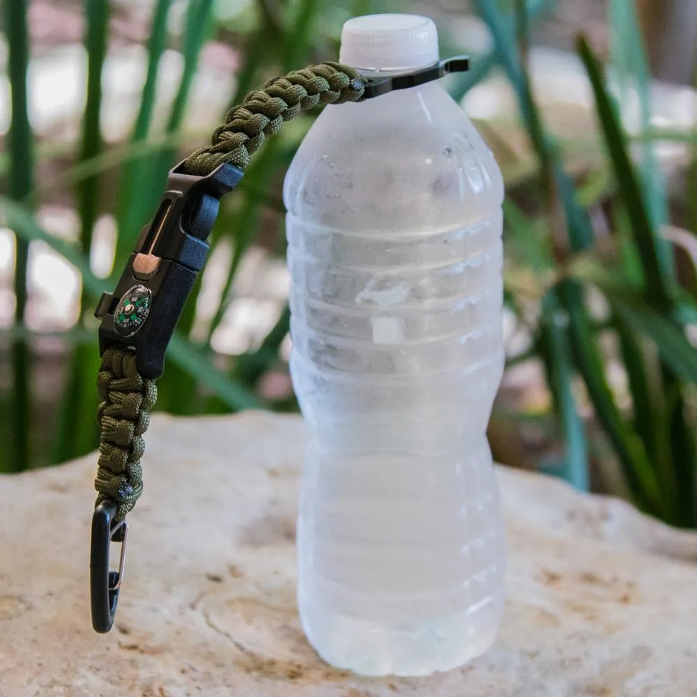 Stone Mountain Paracord Water Bottle & Bag Clip