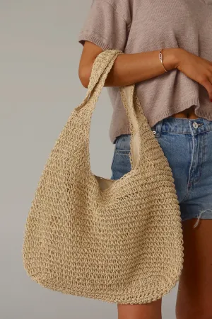 Straw Shoulder Bag