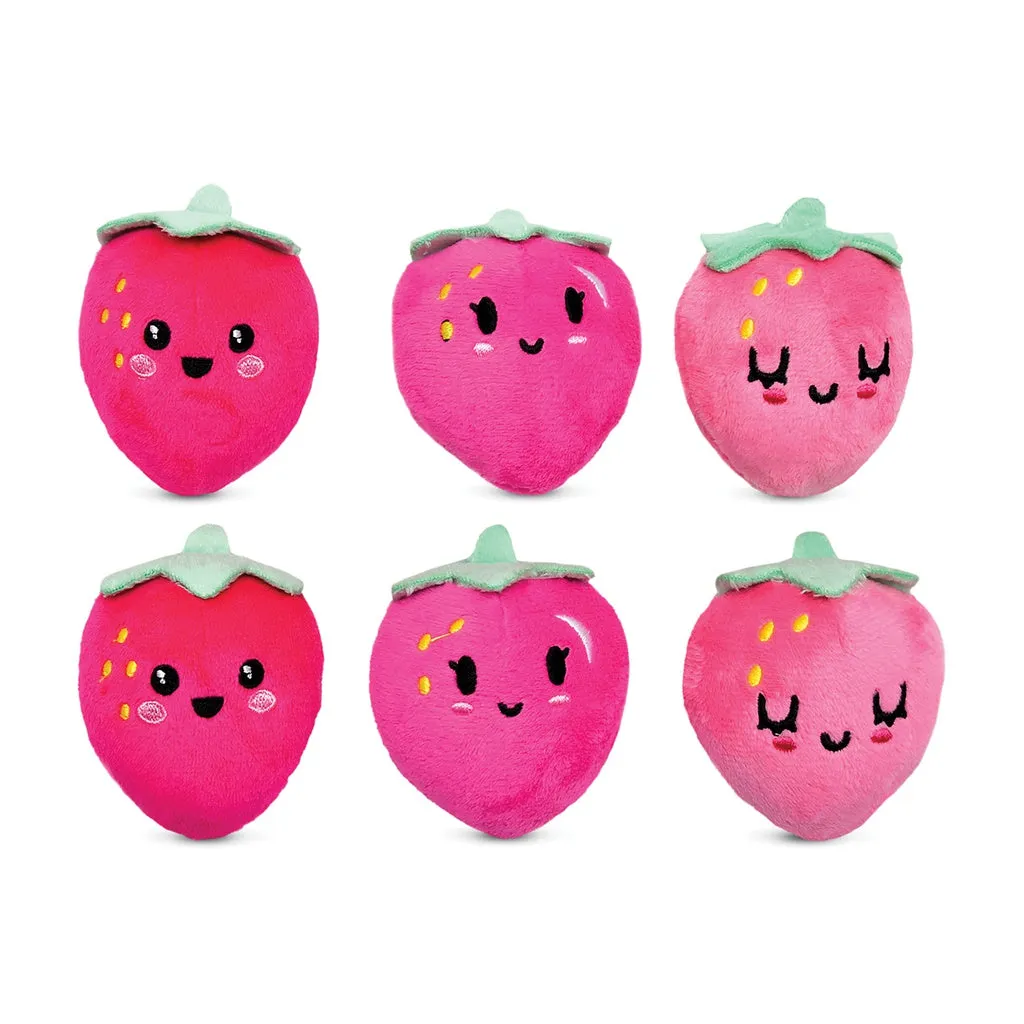 Strawberry Packaging Fleece Plush