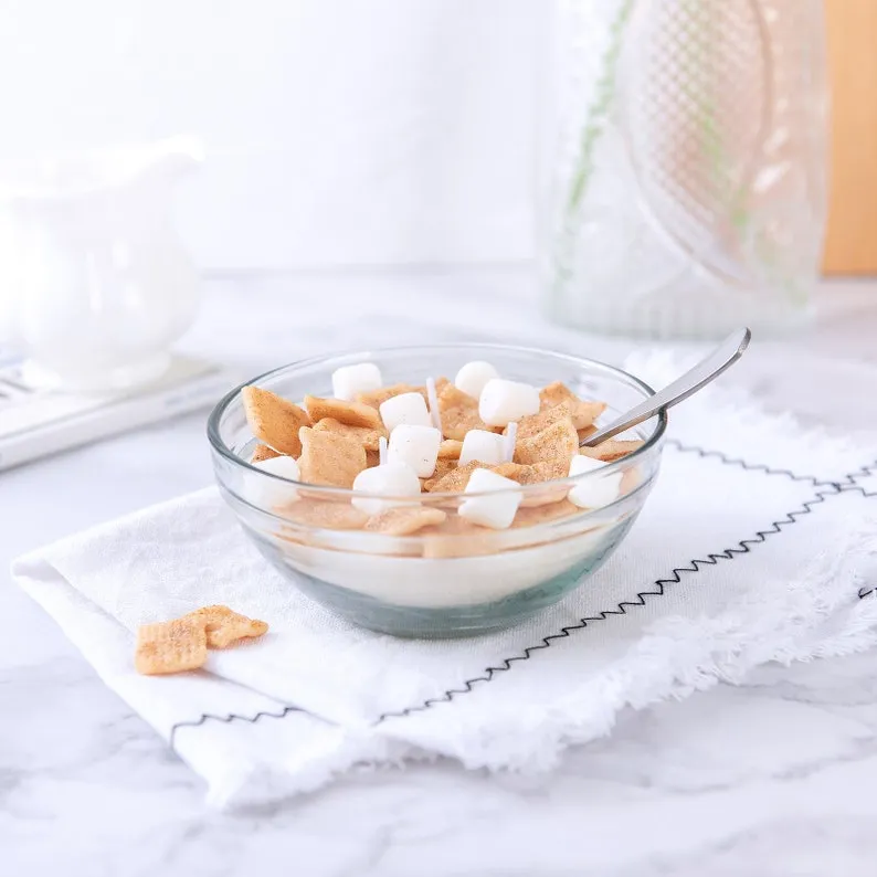 Surreal Cereal Bowl Candles