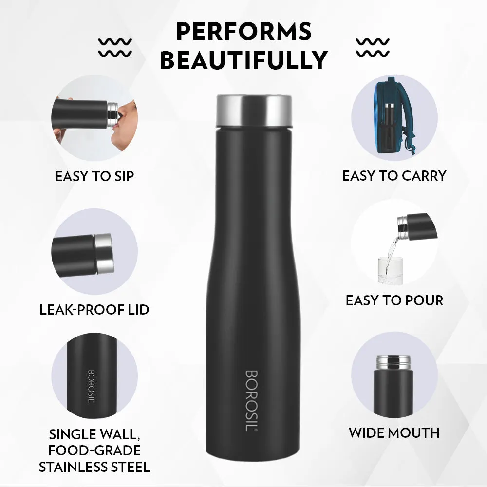 Swan Bottle, Black