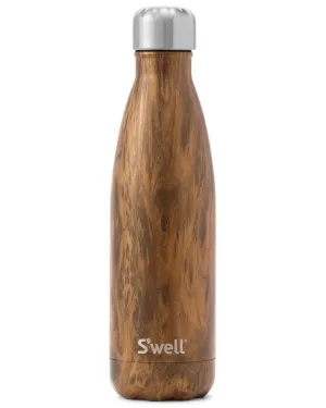 S'well Wood Collection Water Bottle 500 ml - Teakwood Print