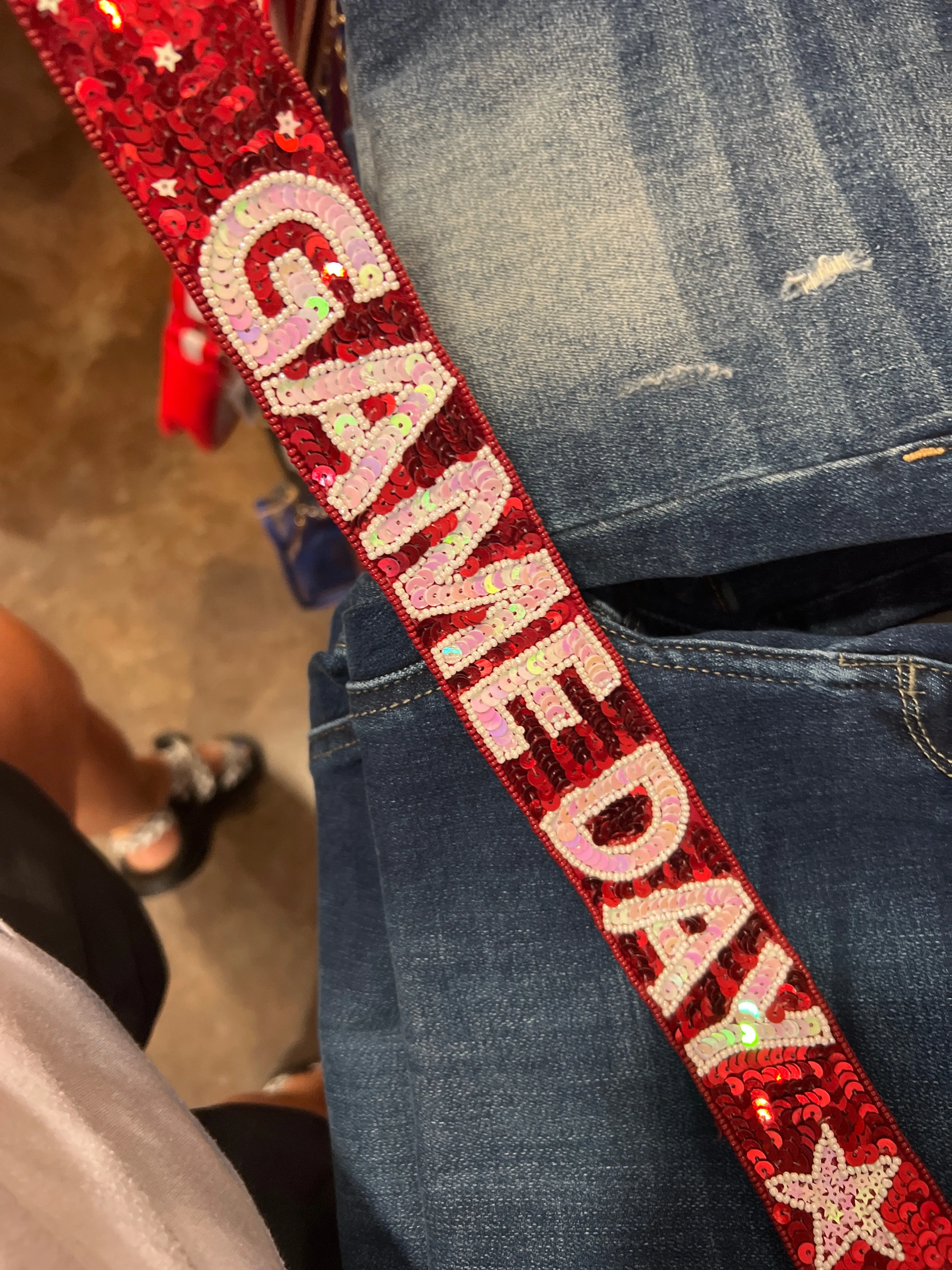 The Gameday Sequin Strap