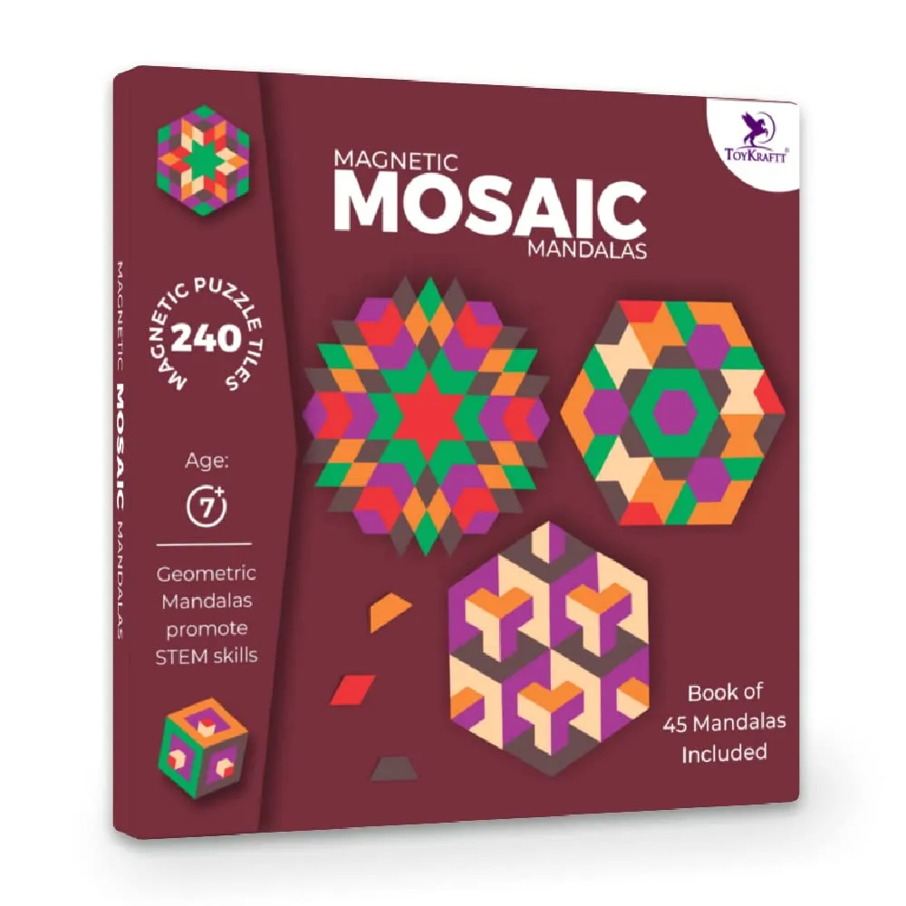 The Magnetic Mosaic Mandalas (Activity book)