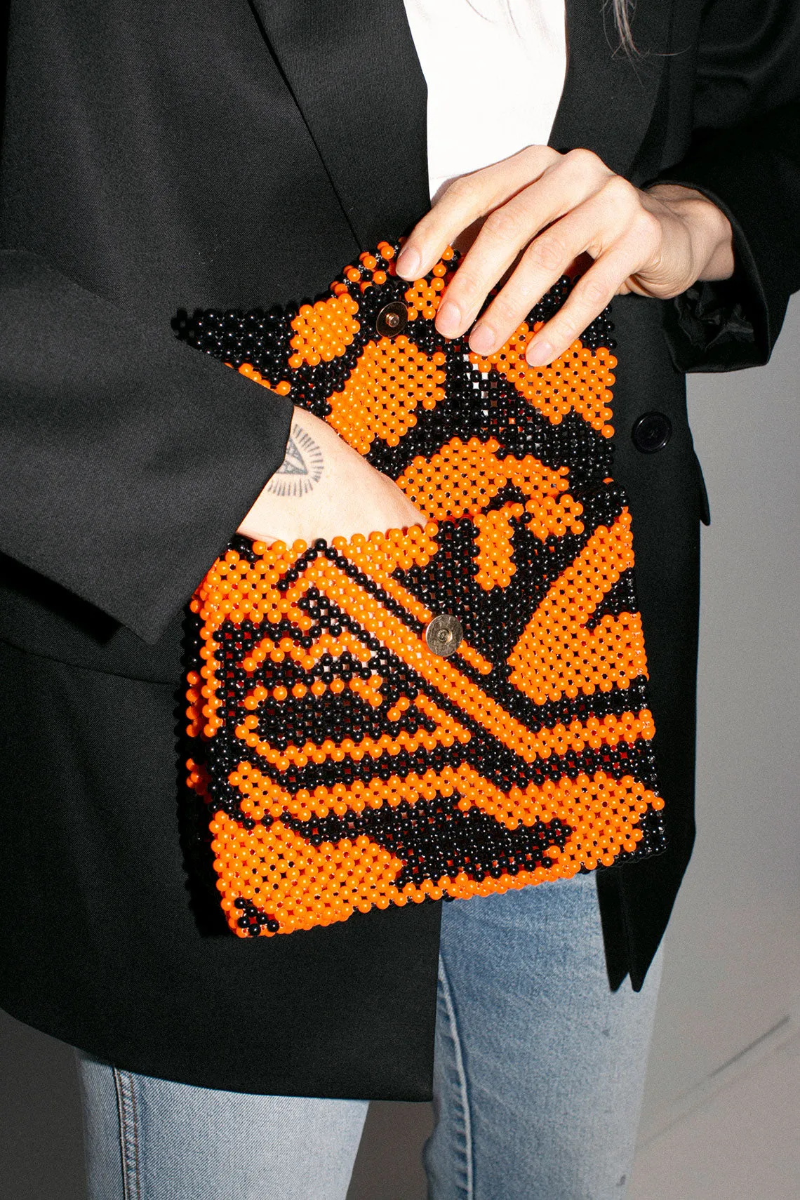 Tigers Tail Beaded Bag