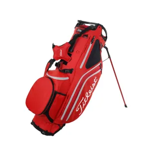 TITLEIST Hybrid 14 Stand Bag (Red/Red/Grey)