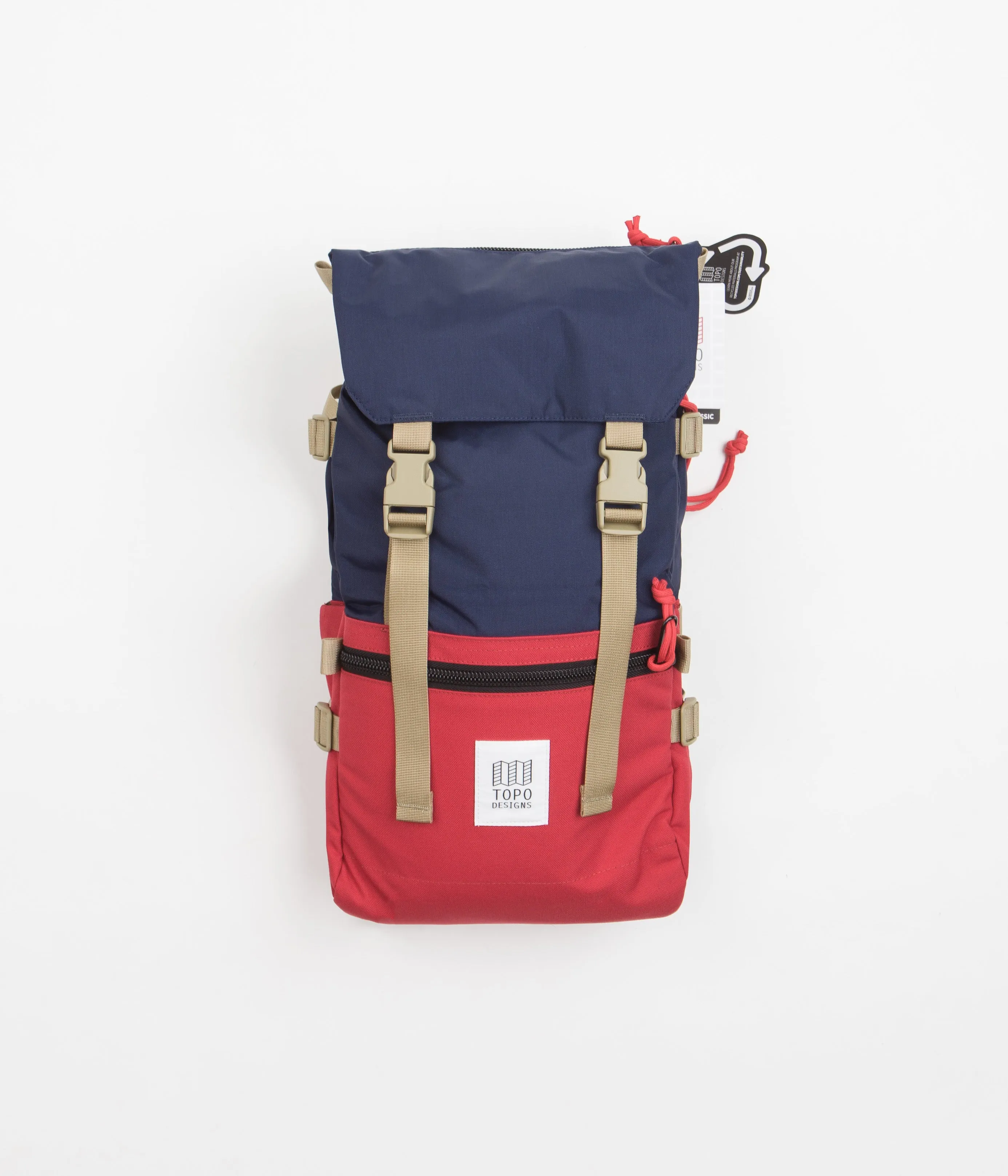 Topo Designs Classic Rover Pack - Navy / Red