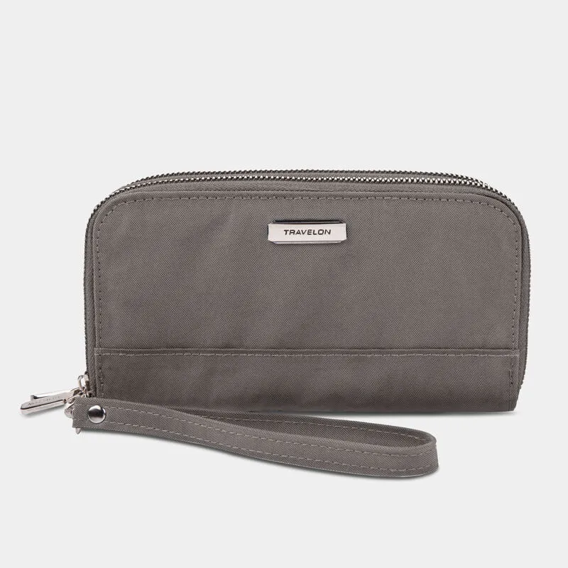 Travelon RFID Blocking Double Zip Wallet