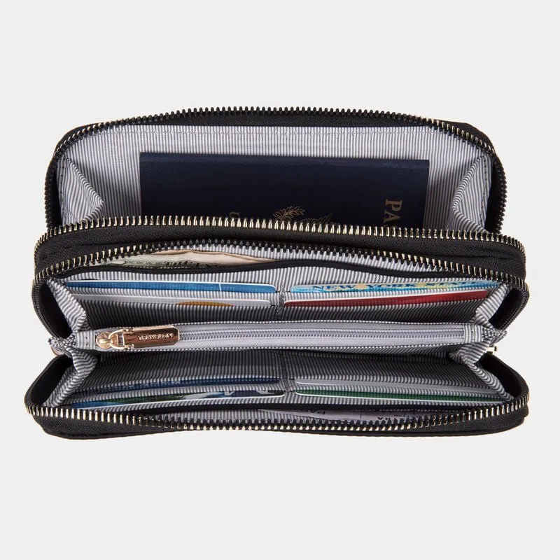 Travelon RFID Blocking Double Zip Wallet