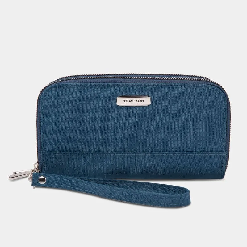 Travelon RFID Blocking Double Zip Wallet