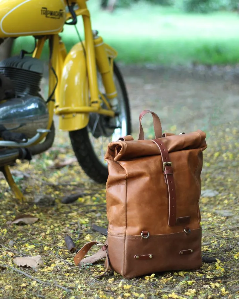 TRIP MACHINE BACKPACK / PANNIER - TAN