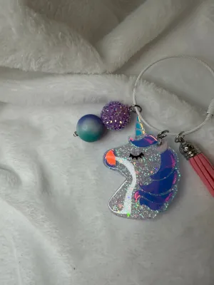 Unicorn Bag/Backpack Charm Tag