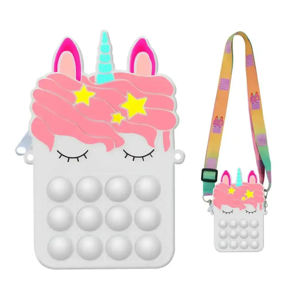 Unicorn Pop It Purse - Pop It Coin Purse