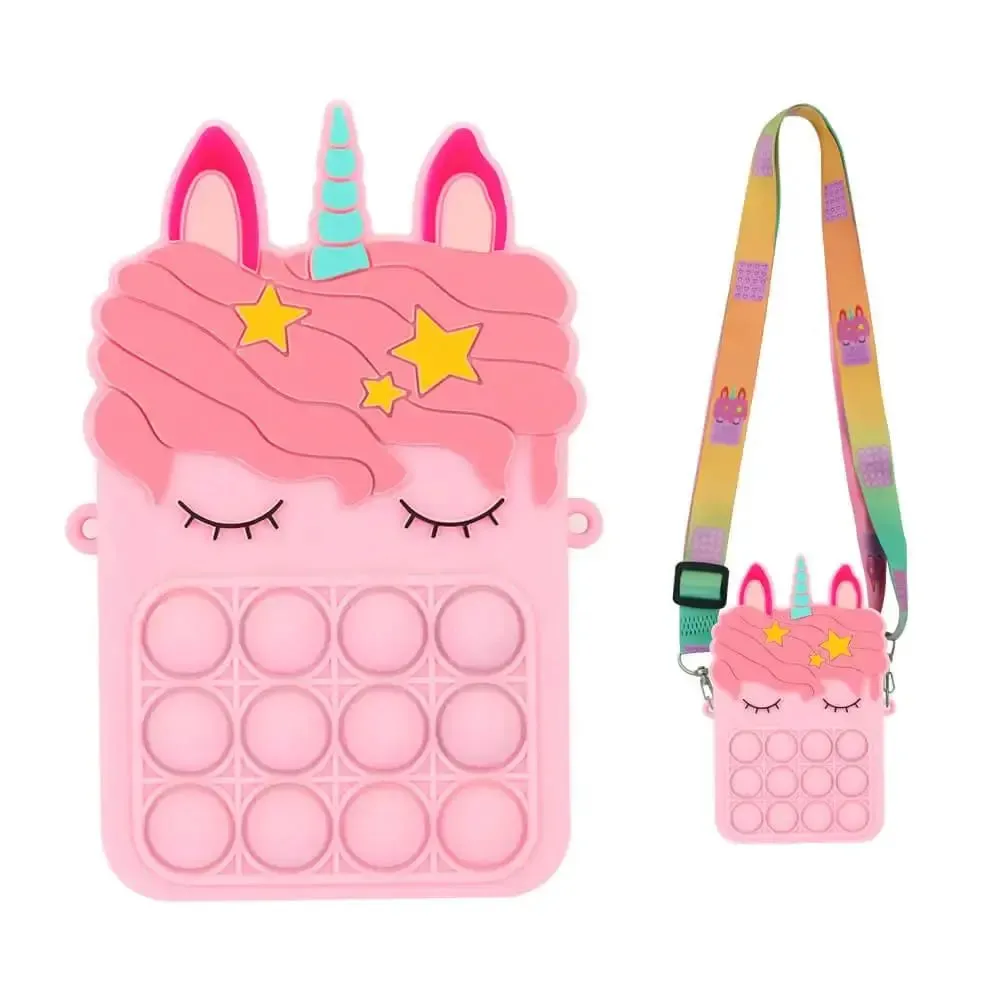 Unicorn Pop It Purse - Pop It Coin Purse