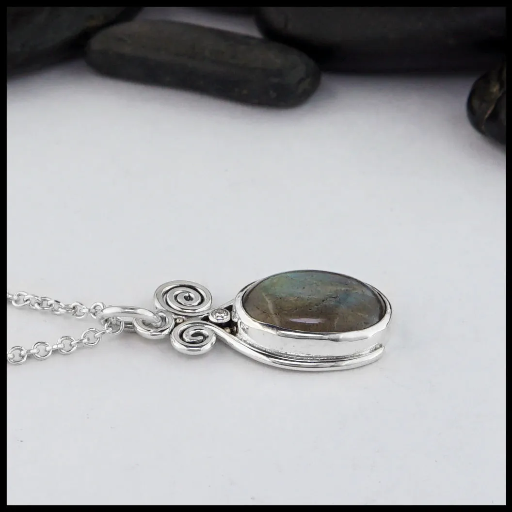 Unique Labradorite Pendant