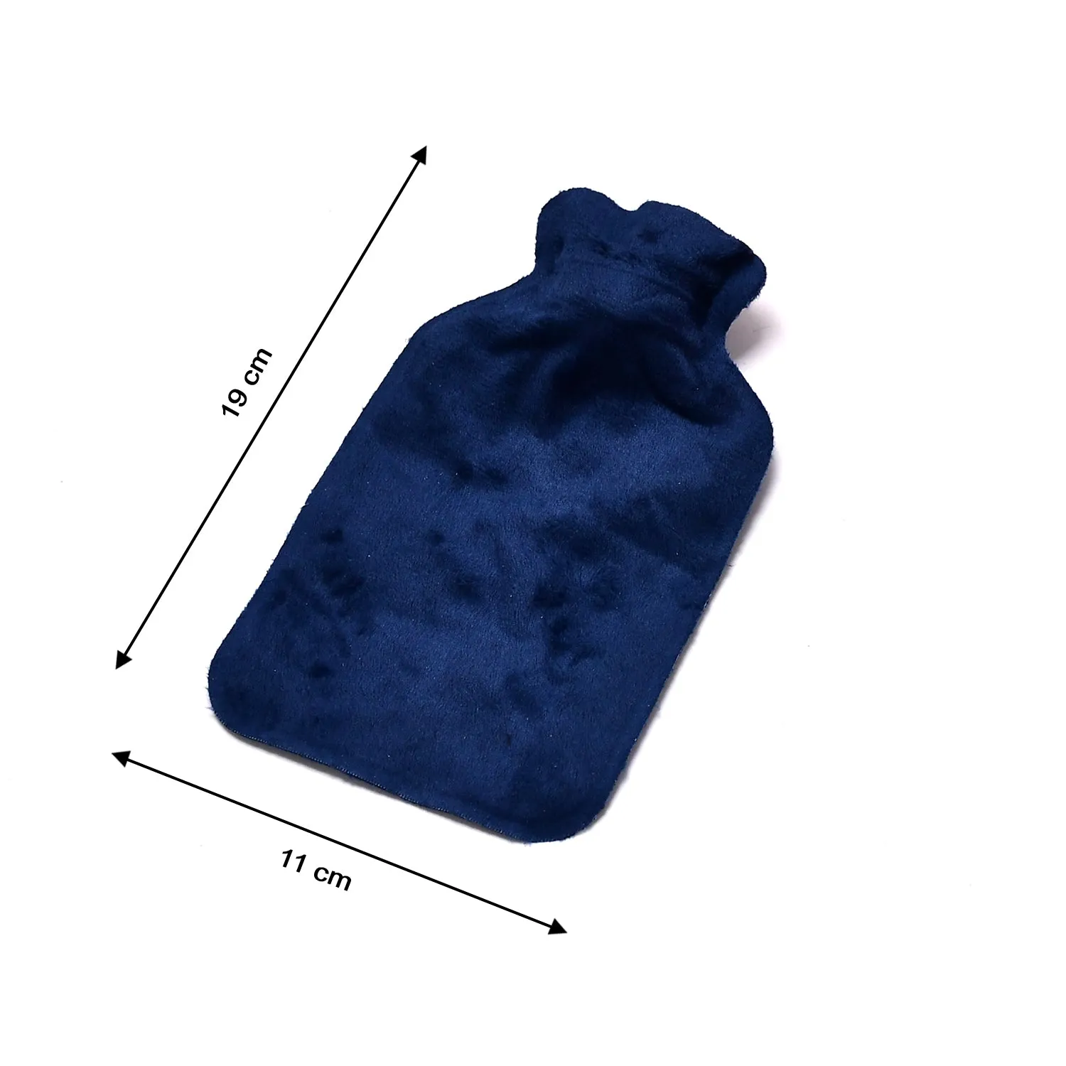 Velvet Super soft Fur Cover with Natural Rubber Hot Water Bag (1 pcs)