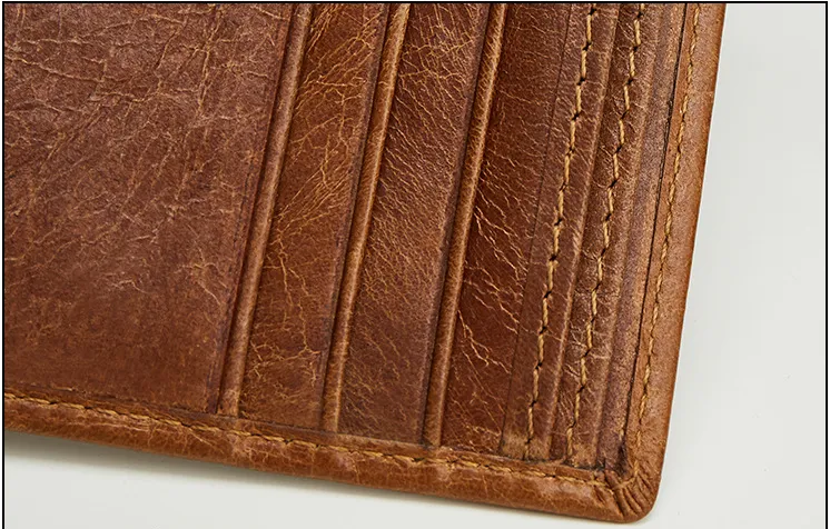 Vintage Business RFID Leather Wallet for Men 2054