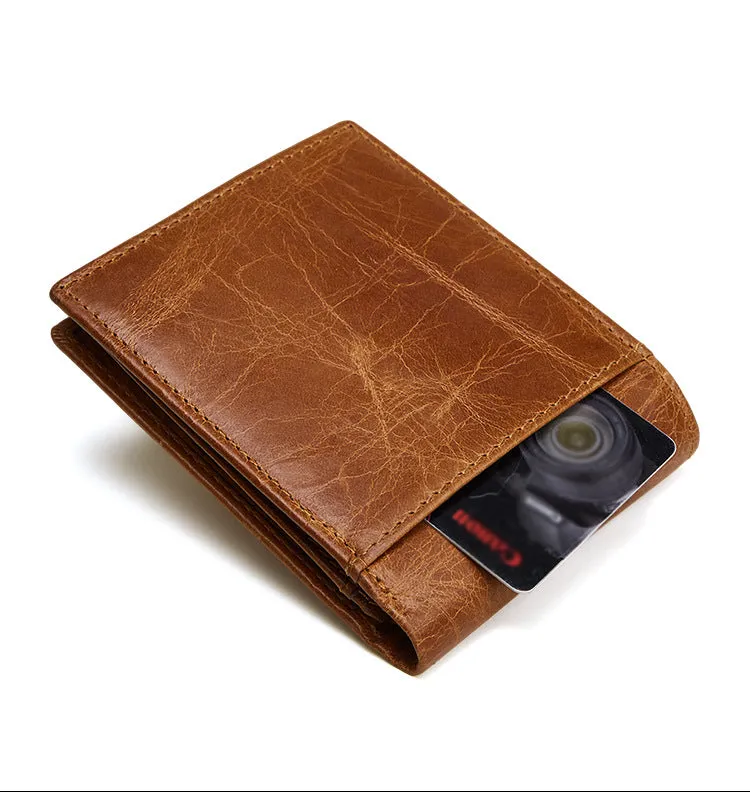 Vintage Business RFID Leather Wallet for Men 2054