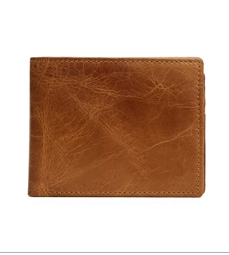 Vintage Business RFID Leather Wallet for Men 2054