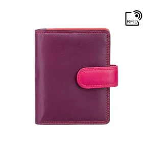 Visconti Bali Cash & Coin Purse - Plum Multi